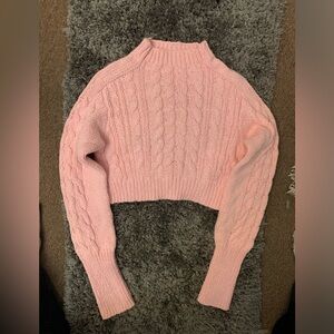 For Love & Lemons Candy Cable Knit Sweater